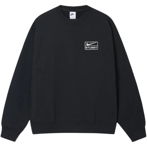 Nike X Stussy Black Crewneck Sweatshirt