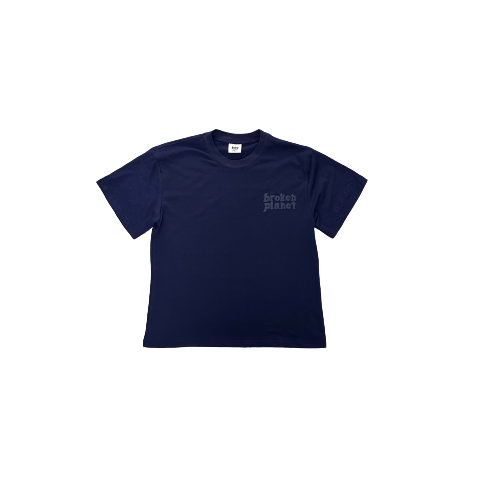 Broken Planet Market Basics Navy T-Shirt