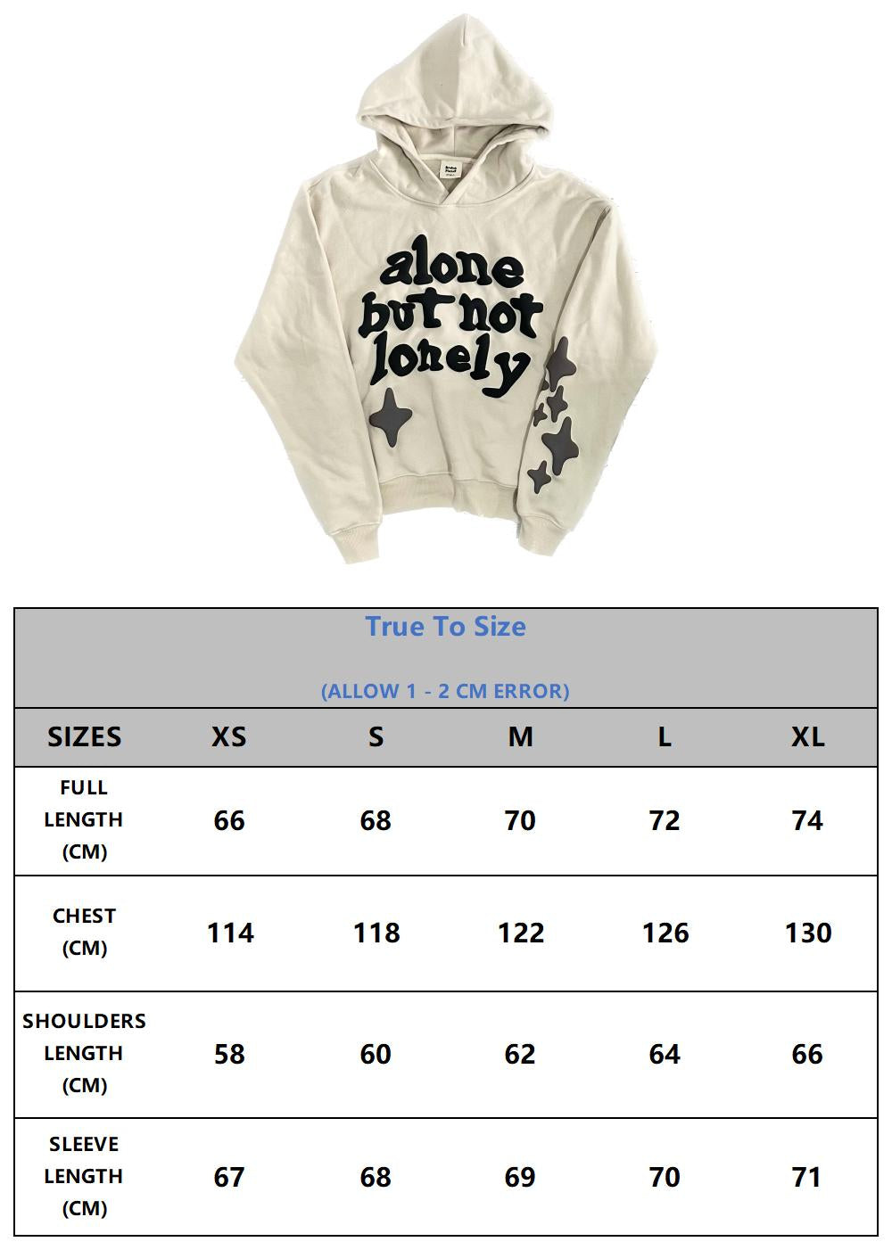 Broken Planet Market Alone But Not Lonely Hoodie