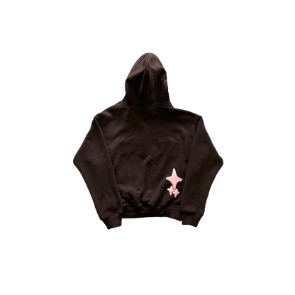 Broken Planet Market Broken Hearts Brown Hoodie