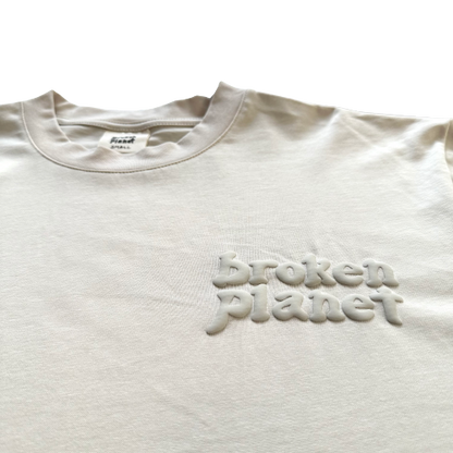 Broken Planet Market Basics Bone White T-Shirt