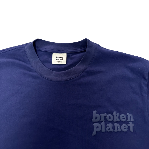 Broken Planet Market Basics Navy T-Shirt