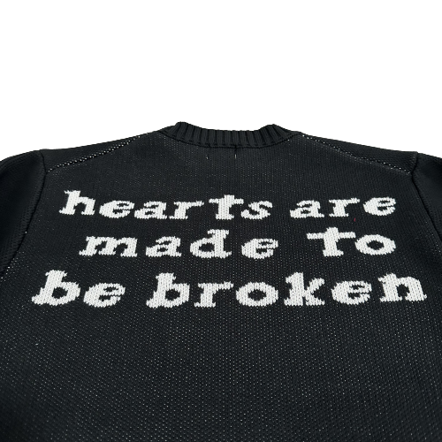 Broken Planet Market Broken Hearts Knitted Sweater