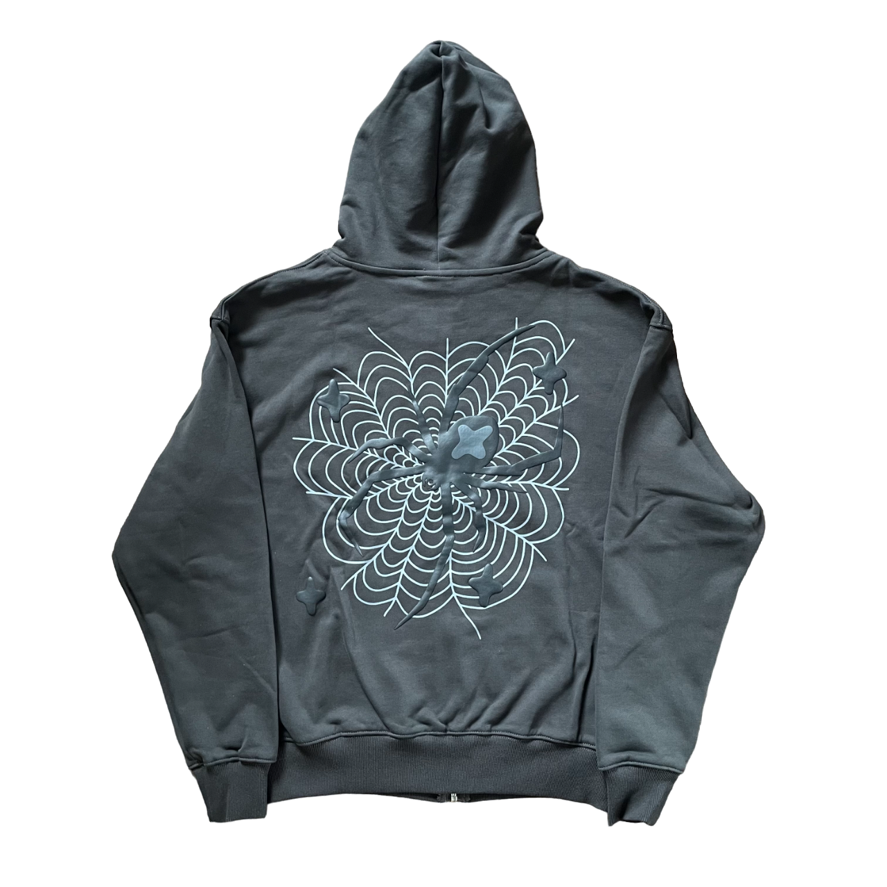 Broken Planet Market Spider Web Zip Up Hoodie