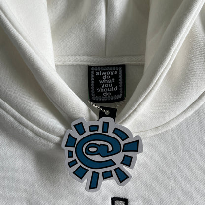 ADWYSD Logo White Hoodie