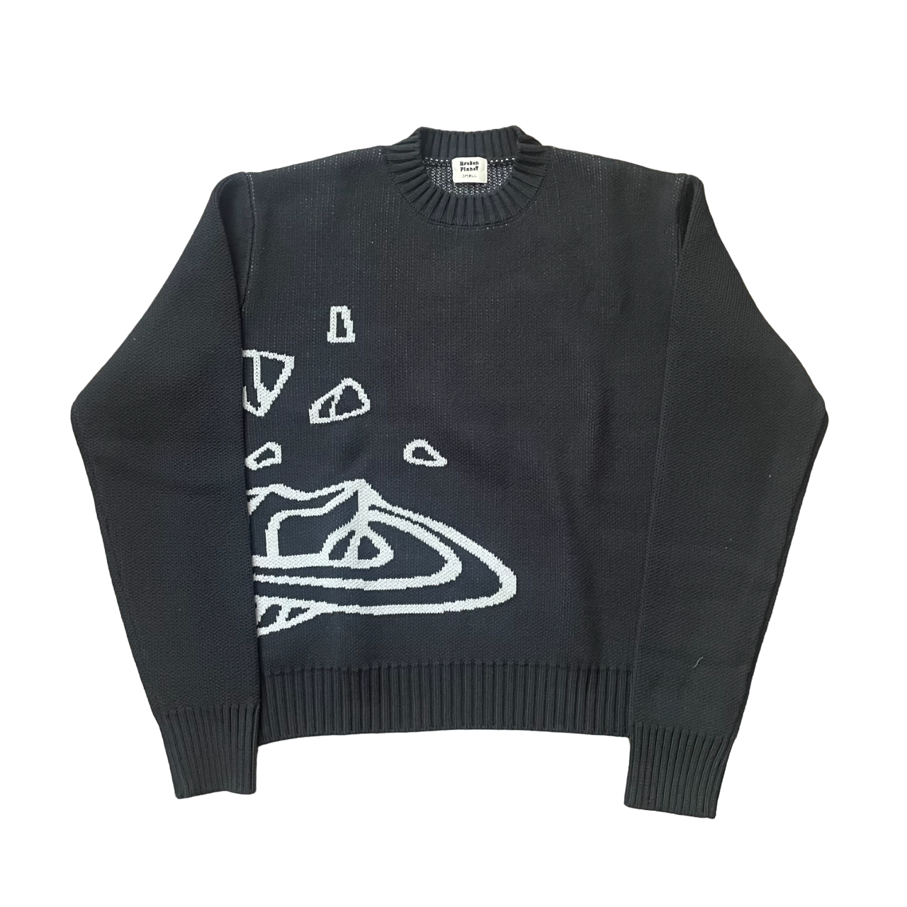 Broken Planet Market Knitted Sweater Black