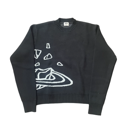 Broken Planet Market Knitted Sweater Black