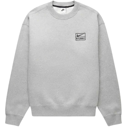 Nike X Stussy Grey Crewneck Sweatshirt