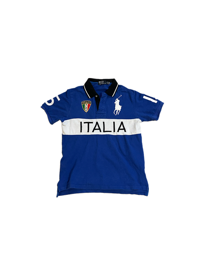 Italia Grail Blue Polo T-Shirt